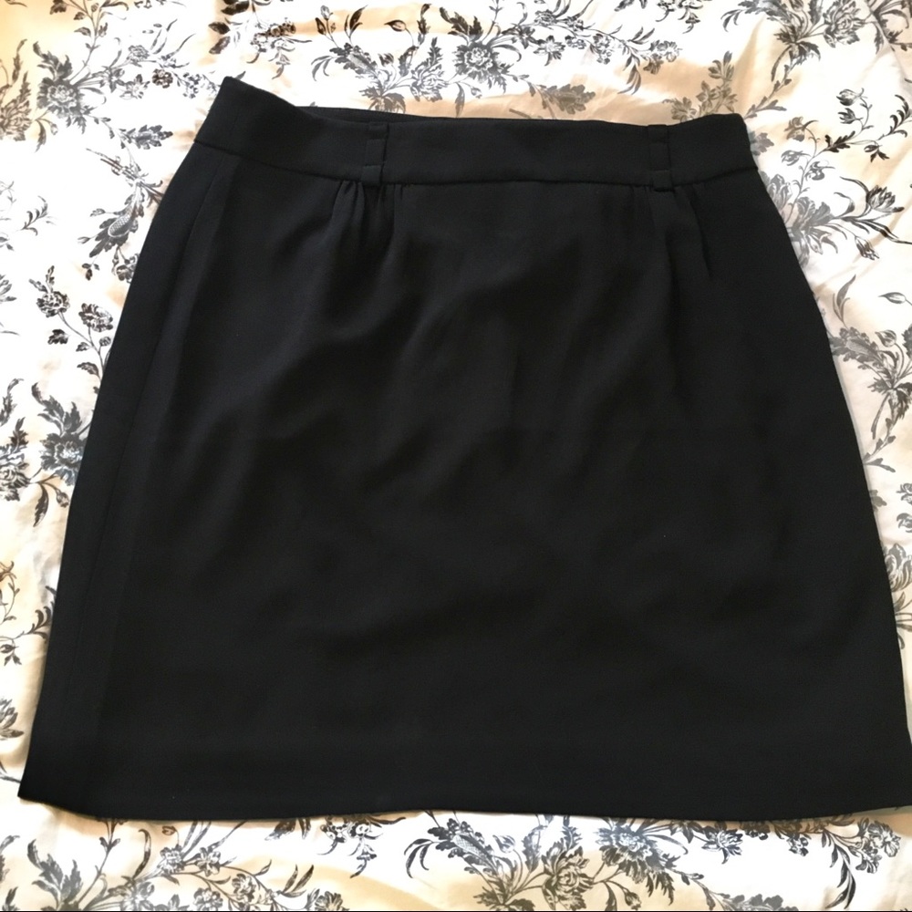 LOFT Black Skirt with Belt Loops